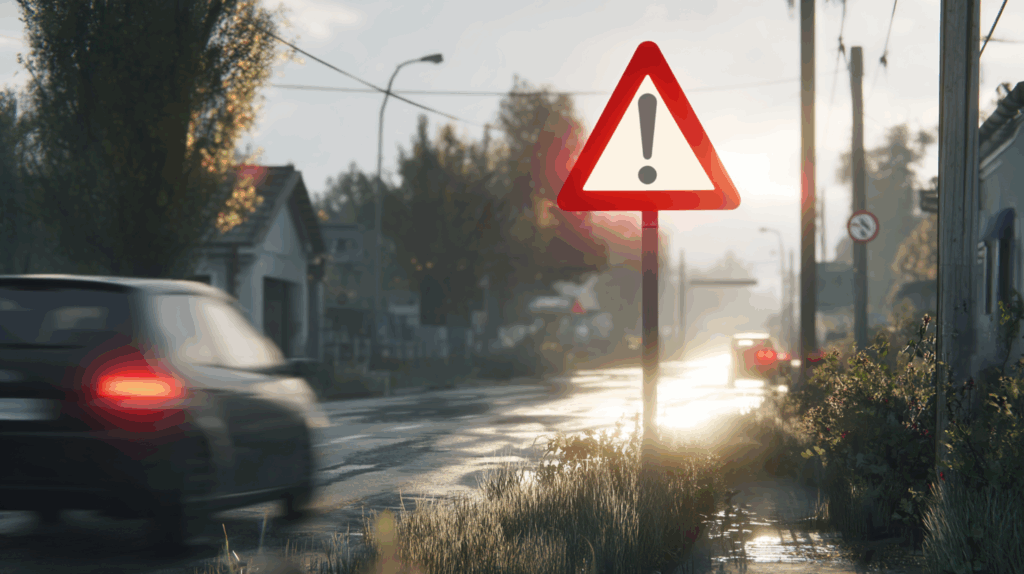 Traffic sign recognition in autonomous driving is challenging because traffic signs vary widely across regions in shape, color, iconography, legal meaning. The TS-1M dataset highlights that cross-region generalization depends on semantic understanding and not just visual pattern matching, showing where computer vision and machine learning models still struggle in real-world conditions.
Image created with Midjourney and later modified.