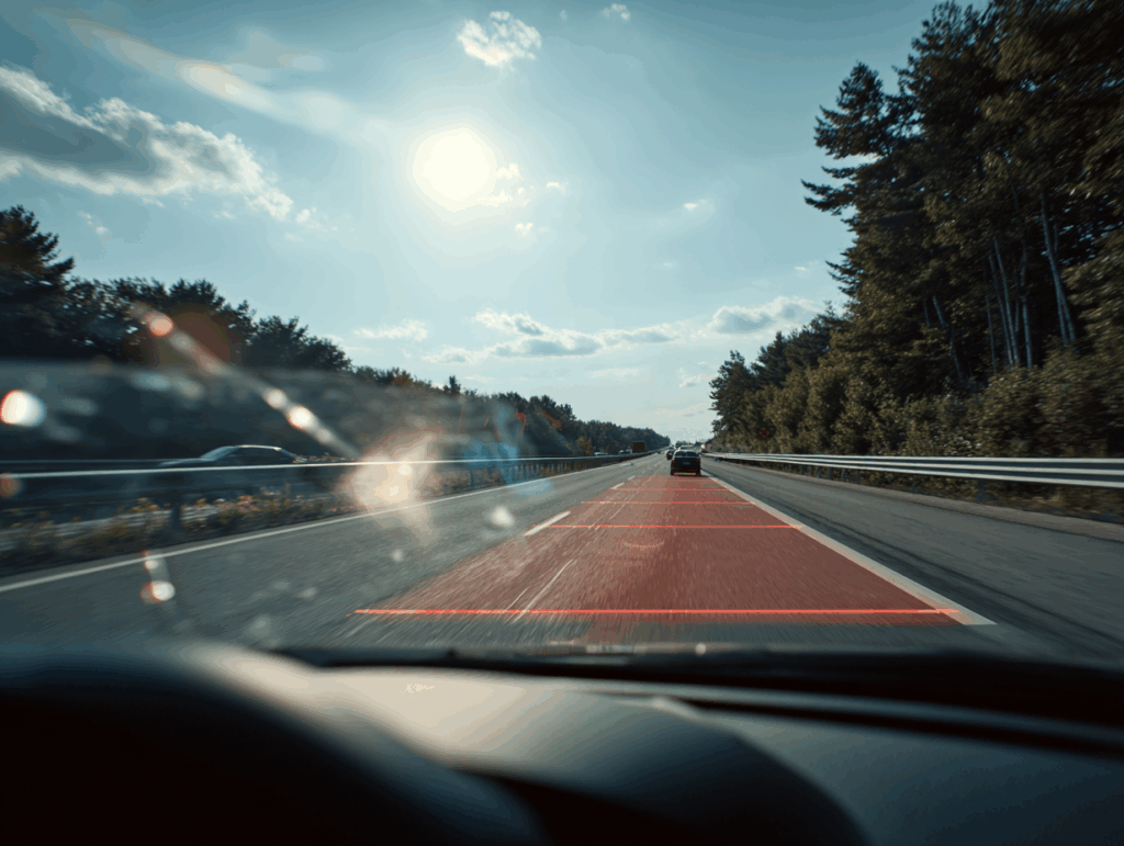 In the automotive industry, well-designed Augmented Reality (AR) cues can visualize safety-critical information and support perception without distracting the driver. 